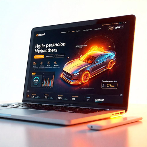 Dashboard de control industrial