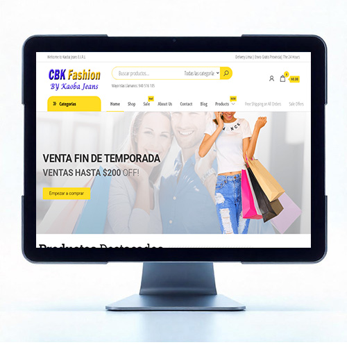 Landing Page E-commerce